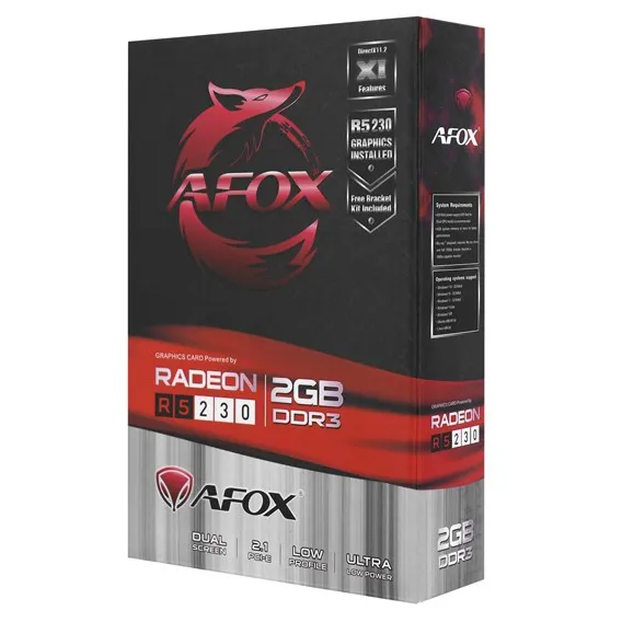 Видеокарта 2 GB Afox R5 230 AFR5230-2048D3L5-V2