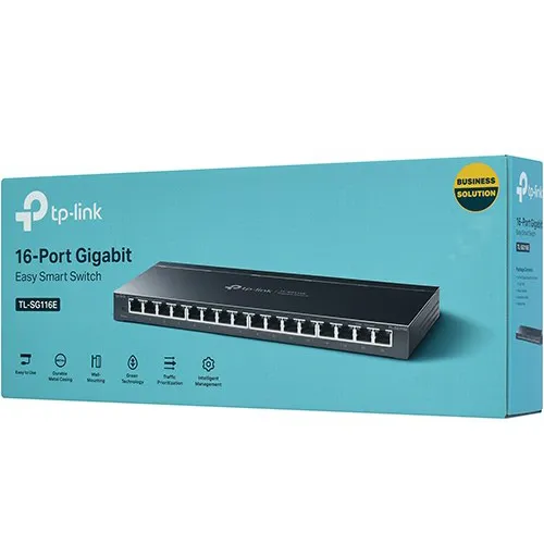 Коммутатор TP-Link TL-SG116E