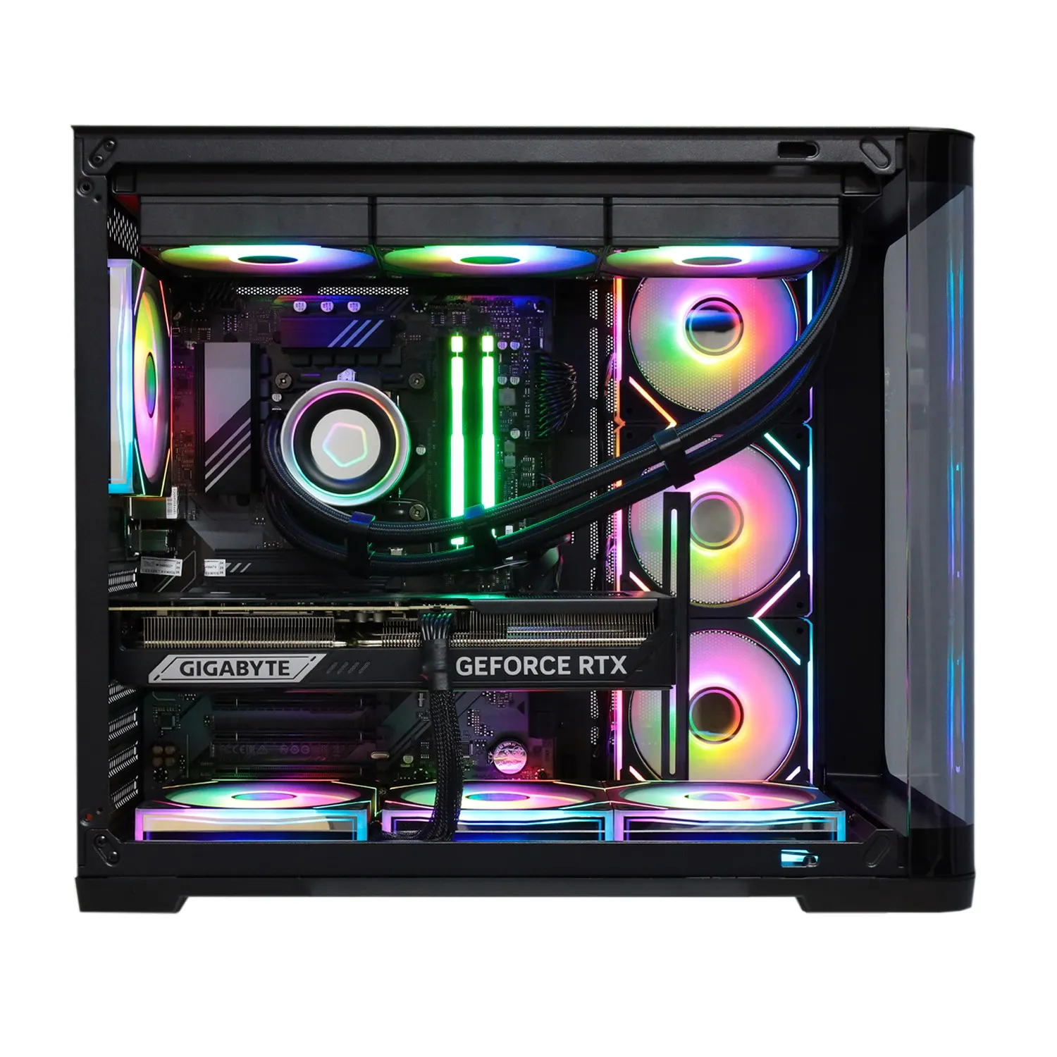 Core i7-14700F-2.1GHz/B760/RAM 32GB/SSD 1TB (M.2)/RTX 5070 Ti-16GB/no DVD/850W/