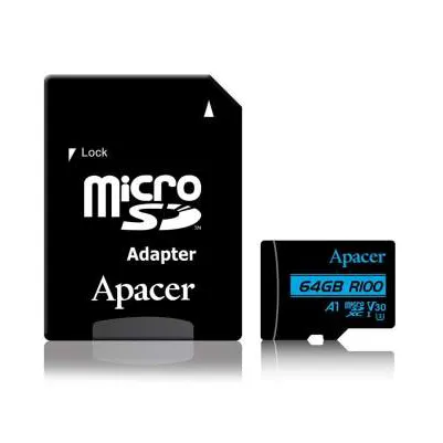 Карта памяти Apacer AP64GMCSX10U7-RAGC 64GB