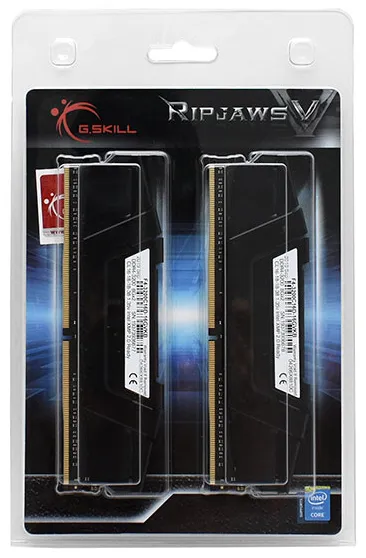 Оперативная память 16 GB kit G.SKILL RIPJAWS V F4-3200C16D-16GVKB