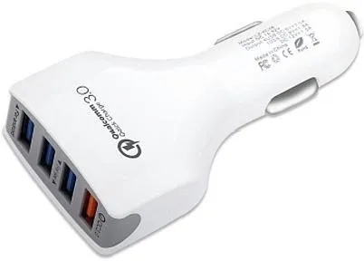 Зарядка USB автомобильная Cablexpert MP3A-UC-CAR18 Белый