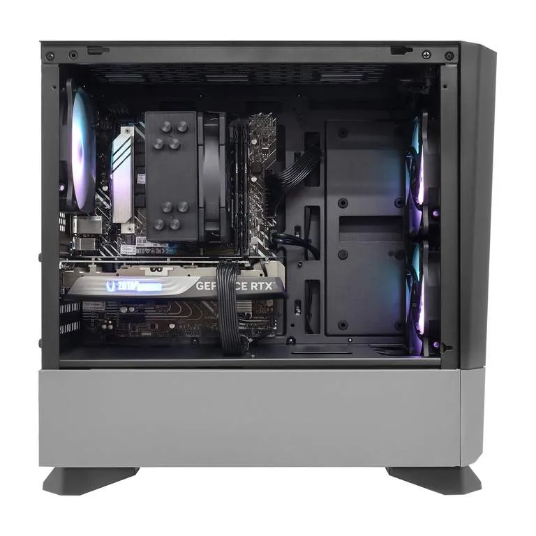 Core i5-12400F-2.5GHz/B660/RAM 16GB/SSD 512GB (M.2)/RTX4060Ti-8GB/no DVD/750W/