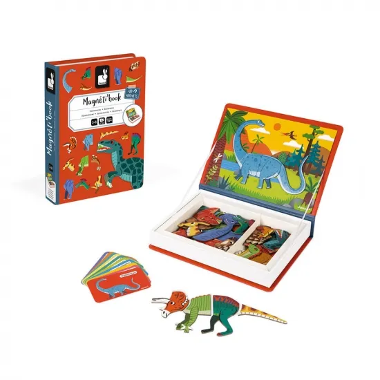 Магнитная книга Janod (Динозавры) J02590