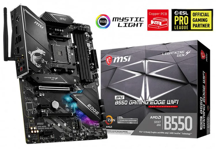 Материнская плата MSI MPG B550 GAMING EDGE