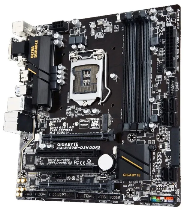 Материнская плата Gigabyte GA-B150M-D3H