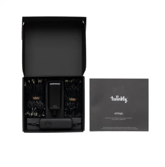 Гирлянда Twinkly Strings 400 AWW, Gen II, IP44, Length 32m, Black wire