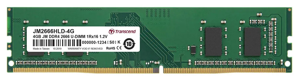 Оперативная память 4GB Transcend JM2666HLD-4G