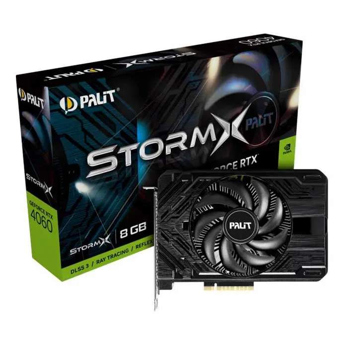Видеокарта 8Gb PALIT RTX4060 STORMX 8G NE64060019P1-1070F