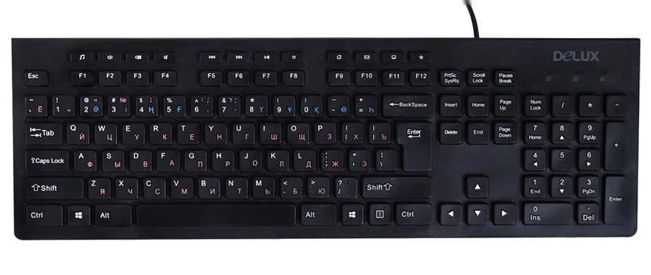 Клавиатура Delux DLK-180UB