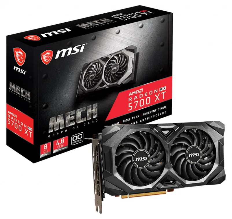 Видеокарта 8GB MSI AMD RX 5700 XT MECH OC