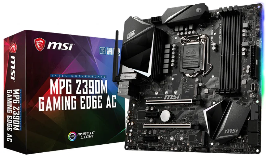 Материнская плата MSI MPG Z390M Gaming Edge AC