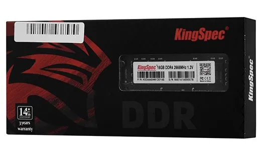 Оперативная память 16 GB KingSpec DDR4 2666MHz