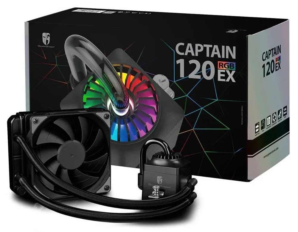 Водяное охлаждение Deepcool Captain 120 EX RGB