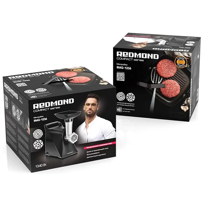 Мясорубка REDMOND RMG-1236 Черный