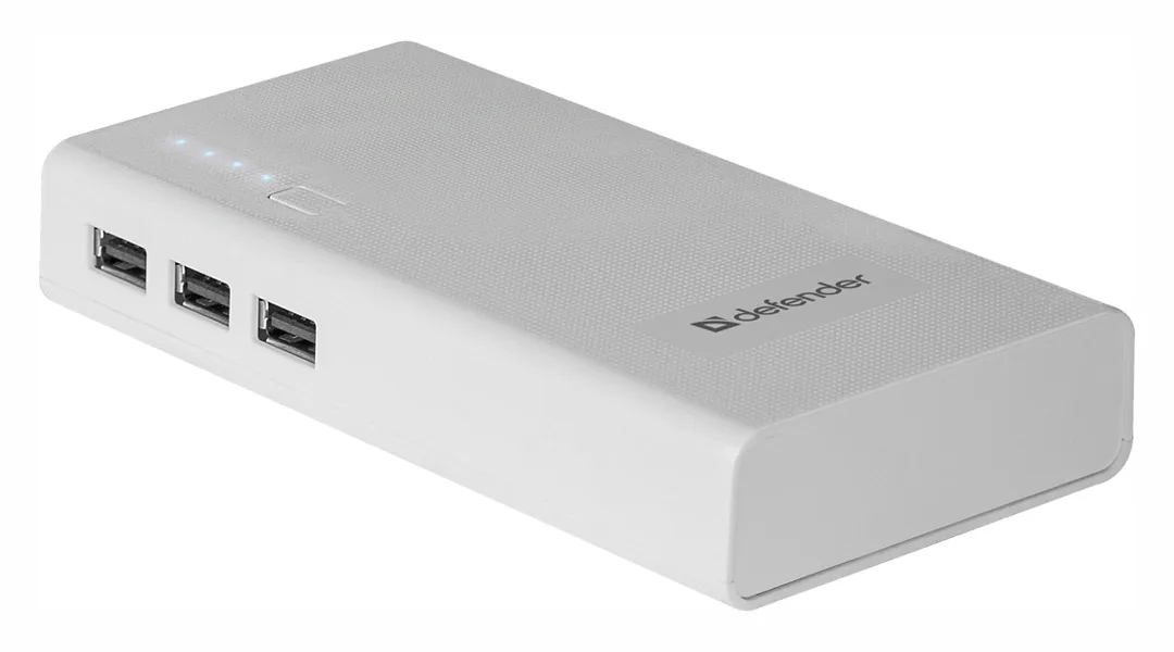 Внешний аккумулятор Defender Lavita 10000E 10000 mAh белый