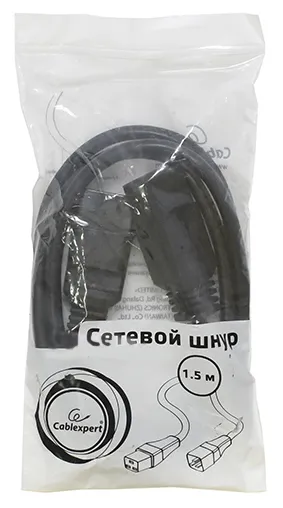 Кабель питания, Cablexpert PC-189-C19, 1.5м