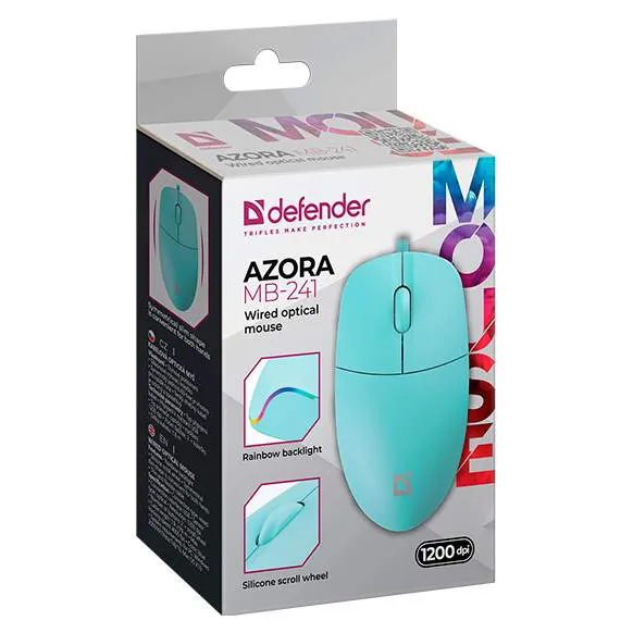 Компьютерная мышь Defender Azora MB-241 Blue