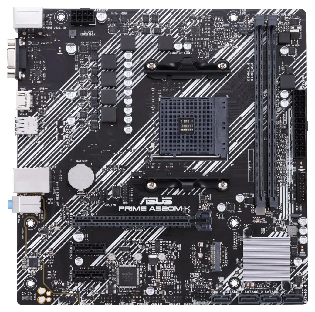 Материнская плата ASUS PRIME A520M-K