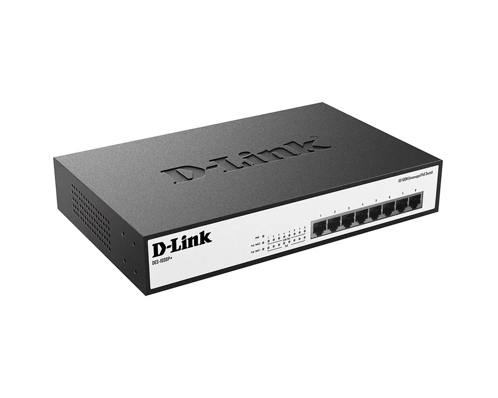 Коммутатор D-Link DGS-1008P/E1A