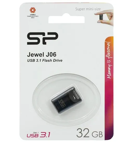 USB флешка 32GB Silicon Power Jewel J06 SP032GBUF3J06V1D USB 3.1 black