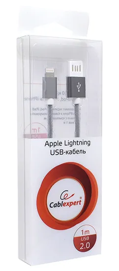 Кабель Apple Cablexpert CCB-ApUSBgy1M
