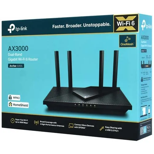 Маршрутизатор TP-Link Archer AX55 AX3000