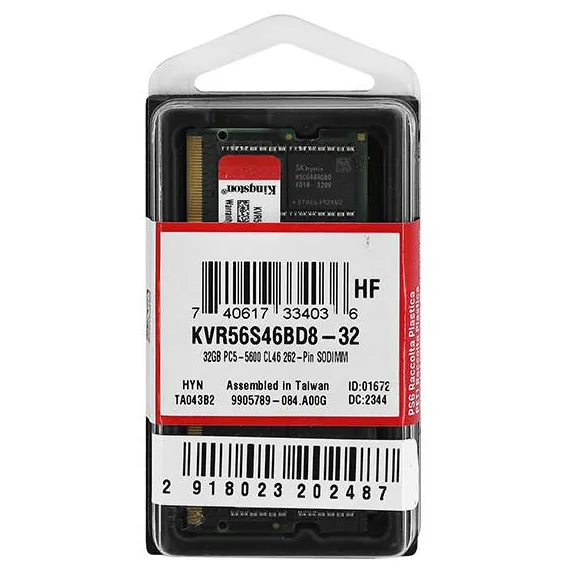 Оперативная память 32 GB Kingston KVR56S46BD8-32