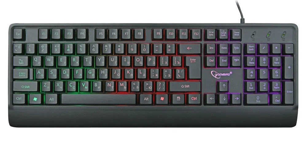 Клавиатура Gembird KB-220L black