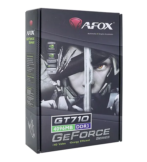Видеокарта 4 GB Afox GT 710 AF710-4096D3L7-V1