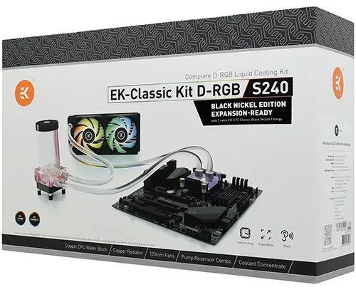 Водяное охлаждение для процессора EKWB EK-Kit Classic D-RGB S240
