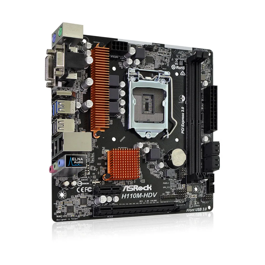 Материнская плата ASRock H110M-HDV