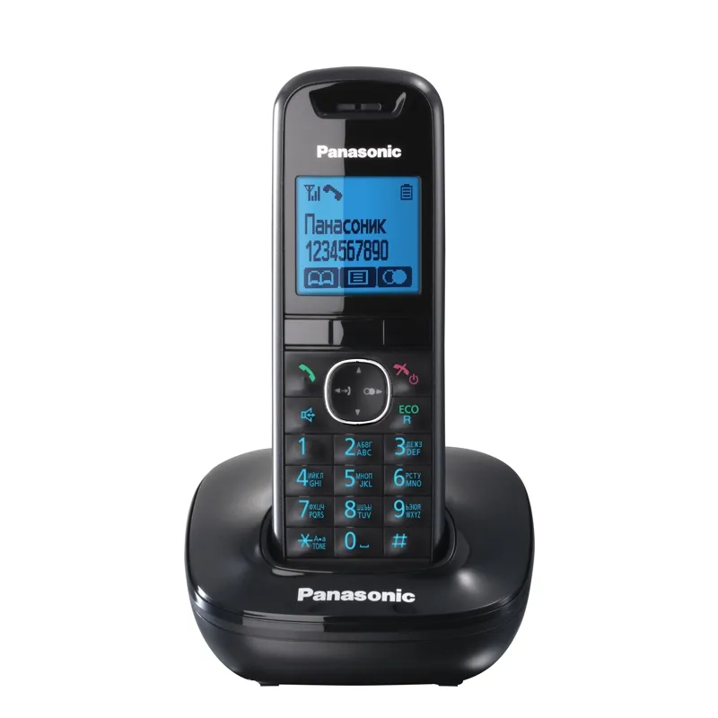 Телефон беспроводной Panasonic KX-TG5511CAB черный
