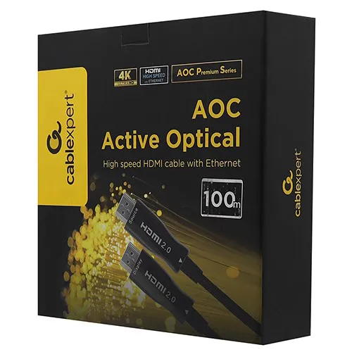 Кабель SVGA, HDMI to HDMI, 100m, Cablexpert CCBP-HDMI-AOC-100M