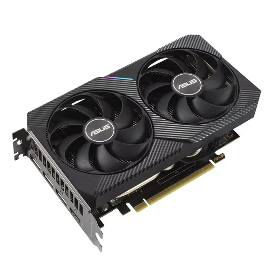 Видеокарта ASUS GeForce RTX3060 OC 8GB GDDR6 128-bit HDMI 3xDP HDCP DUAL-RTX3060-O8G