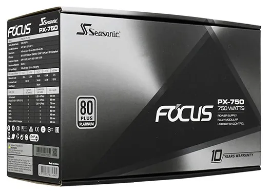 Блок питания 750W Seasonic Focus PX-750 SSR-750PX