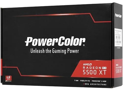 Видеокарта 4 GB PowerColor AXRX RX 5500XT