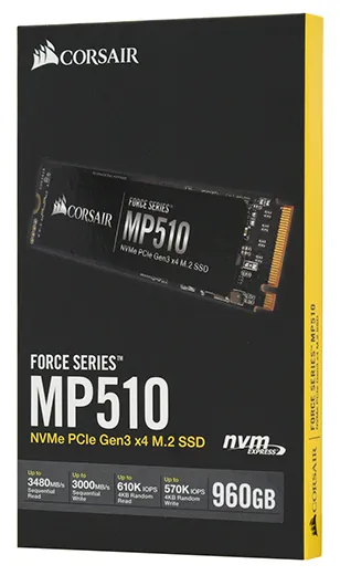 SSD накопитель 960 GB Corsair MP510 CSSD-F960GBMP510
