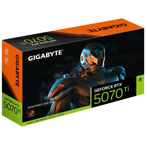 Видеокарта 16 GB Gigabyte RTX 5070 Ti WINDFORCE SFF GV-N507TWF3-16GD
