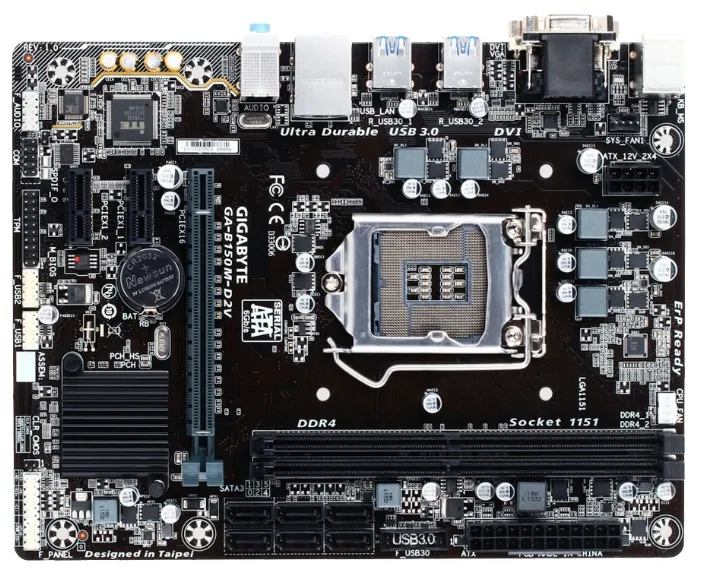 Материнская плата Gigabyte GA-B150M-D2V