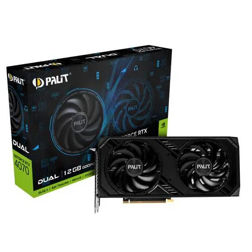 Видеокарта 12Gb PALIT RTX4070 DUAL D6 NE64070019K9-1048D