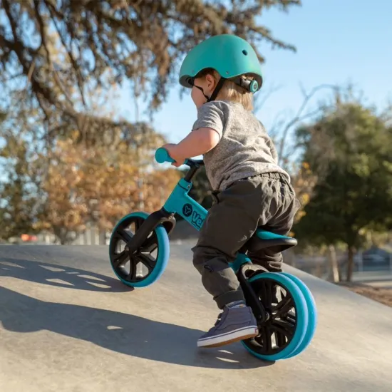 Беговел YVolution YVelo JUNIOR Balance Bike 2018 Refresh Blue 4L/13L CL 2PK