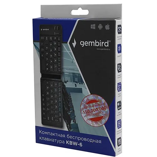 Клавиатура Gembird KBW-6 gray