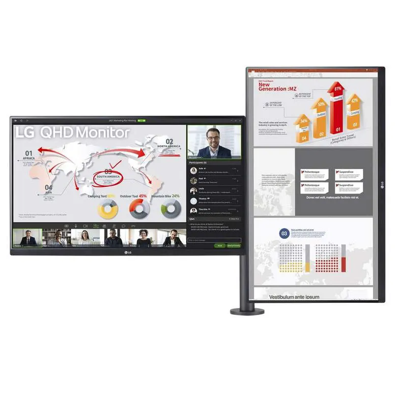 Монитор 27'' LG 27QP88DP-BS
