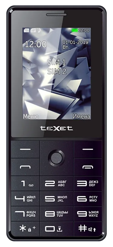 Мобильный телефон Texet TM-211 Черный