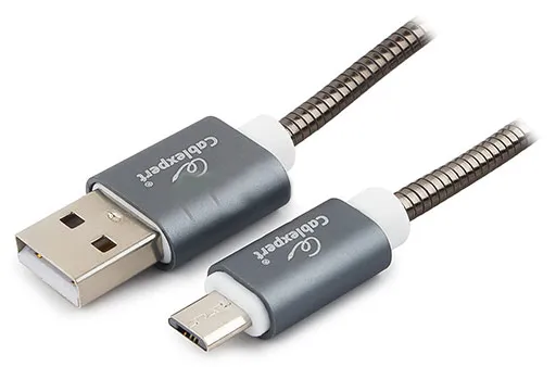 Кабель USB Type A-micro USB Cablexpert CC-G-mUSB02Gy-1.8M