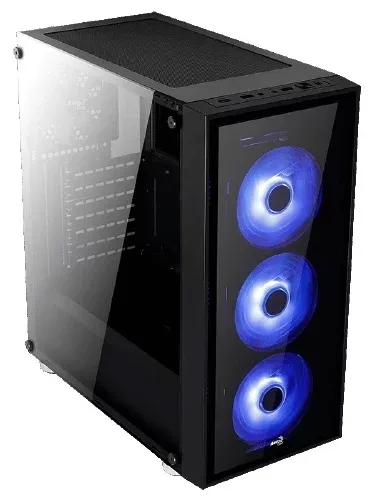 Корпус для ПК AeroCool Quartz Blue
