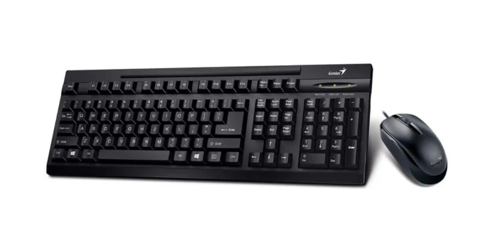Клавиатура+мышь Genius KM-125 Black
