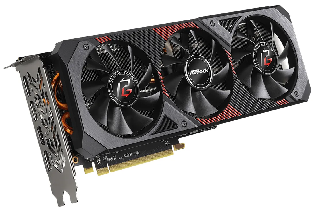 Видеокарта ASRock Radeon RX 5600 XT Phantom Gaming D3 6G OC
