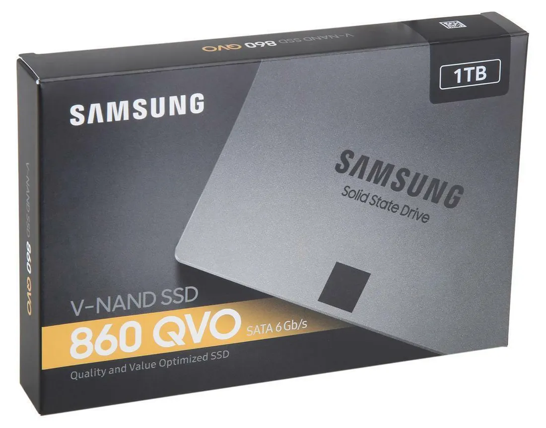 SSD накопитель 1000ГБ Samsung 860 QVO MZ-76Q1T0BW